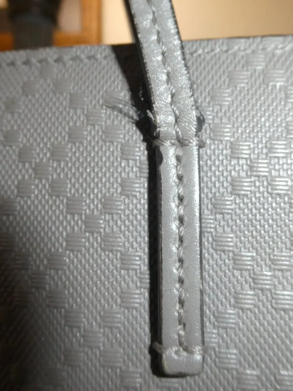 GUCCI Tote Bag Shoulder Bag Gray All Leaser